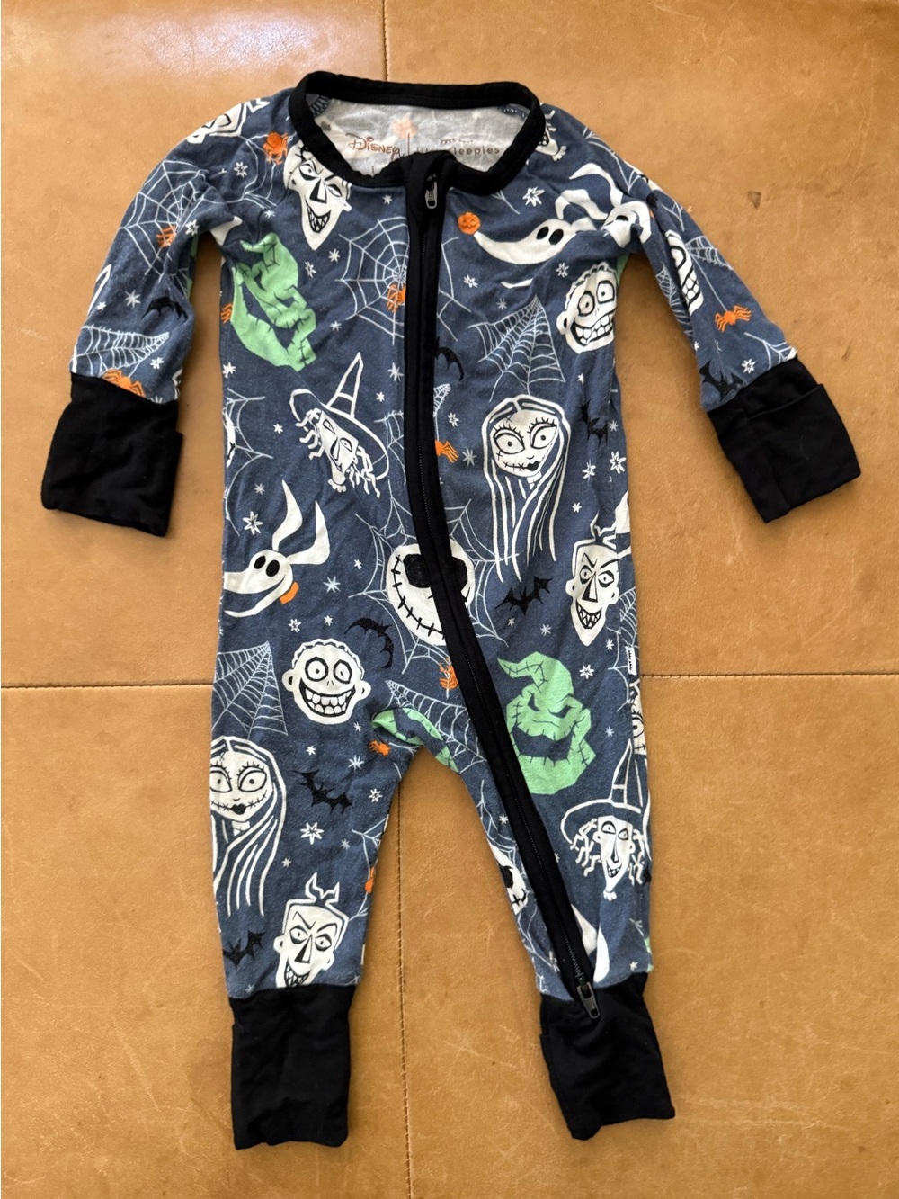 Little Sleepies Disney Nightmare Before Christmas Bamboo Newborn Footie